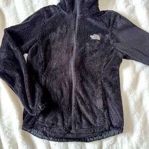 The North Face Black Fuzzy Zip Jacket S